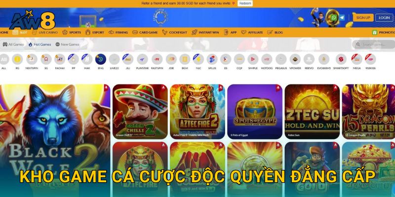 Kho game cá cược độc quyền đẳng cấp