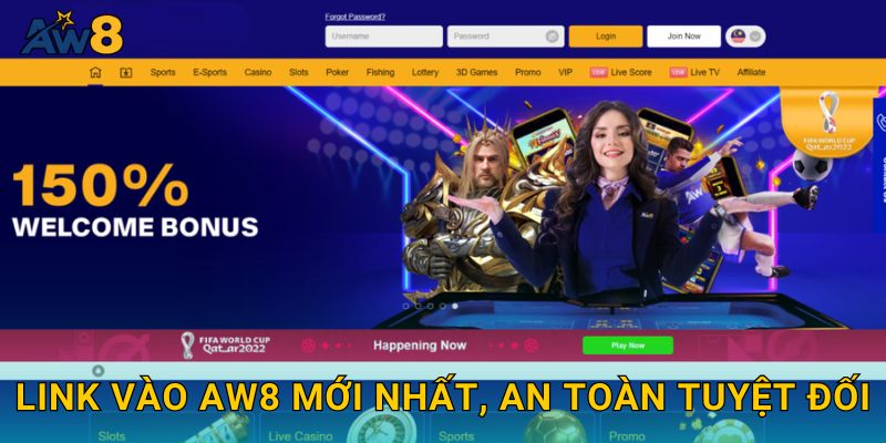 Link vào Aw8 mới nhất, an toàn tuyệt đối